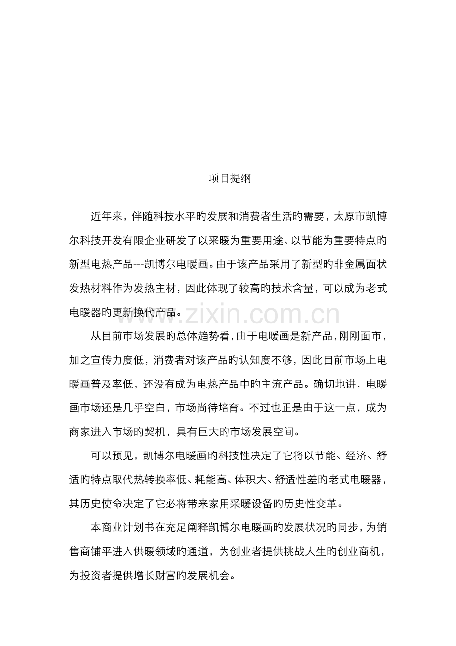 凯博尔电暖画商业计划书.doc_第2页