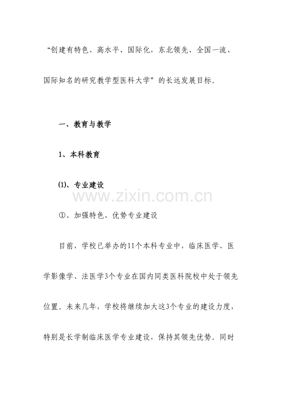 中国医科大学特色发展战略规划.doc_第2页