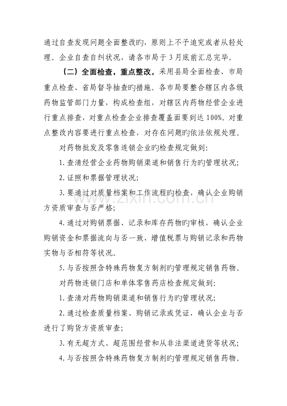 山东省药品流通领域集中整治行动实施细则.doc_第3页