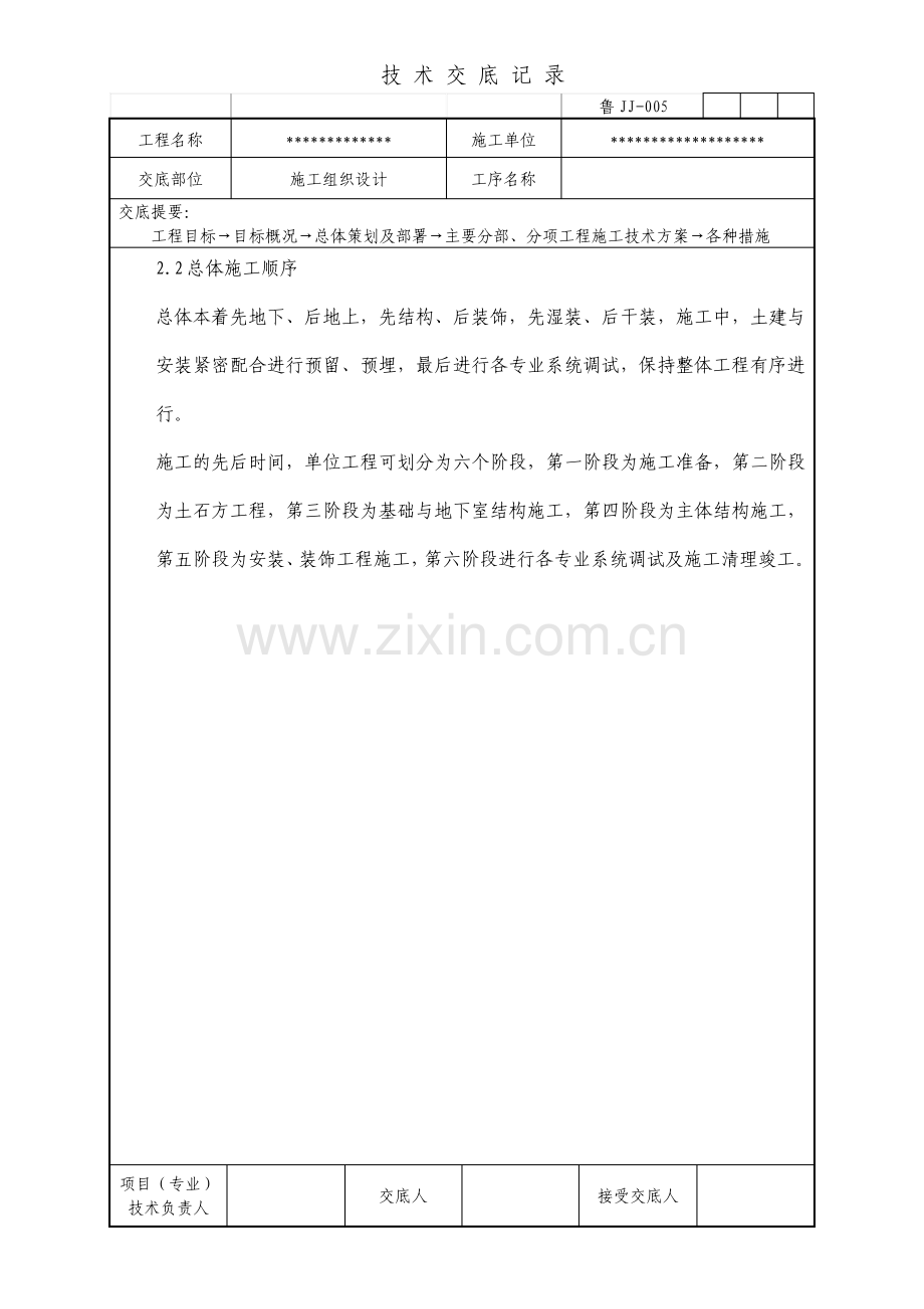 施工组织设计技术交底记录.pdf_第2页