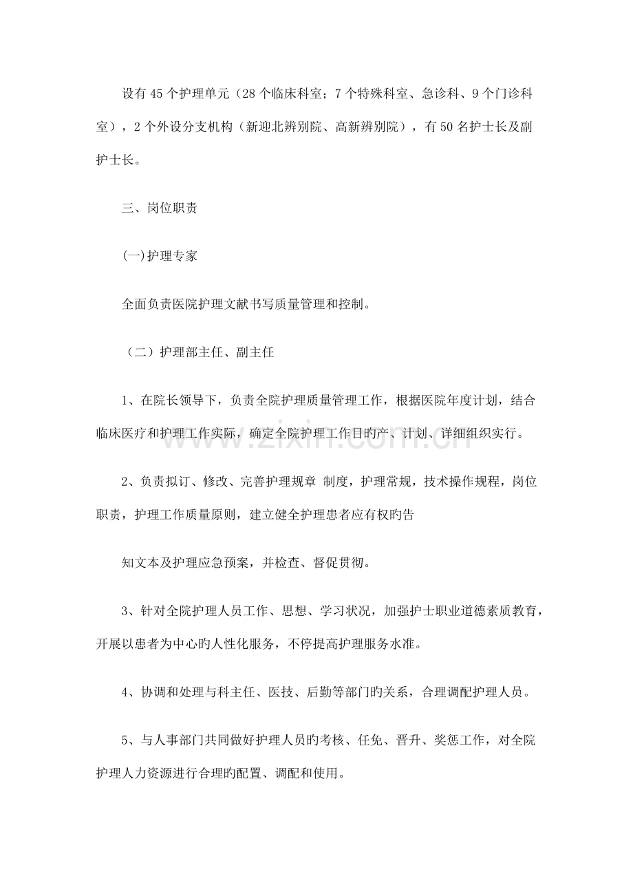 护理组织管理体系及职责分工.docx_第2页