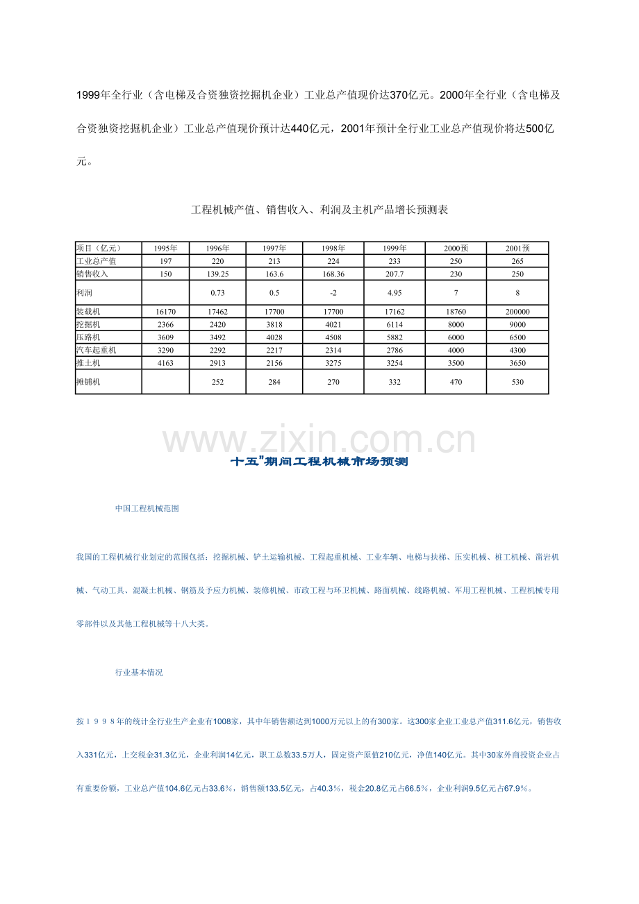 工程机械行业年度形势预测分析报告.doc_第2页