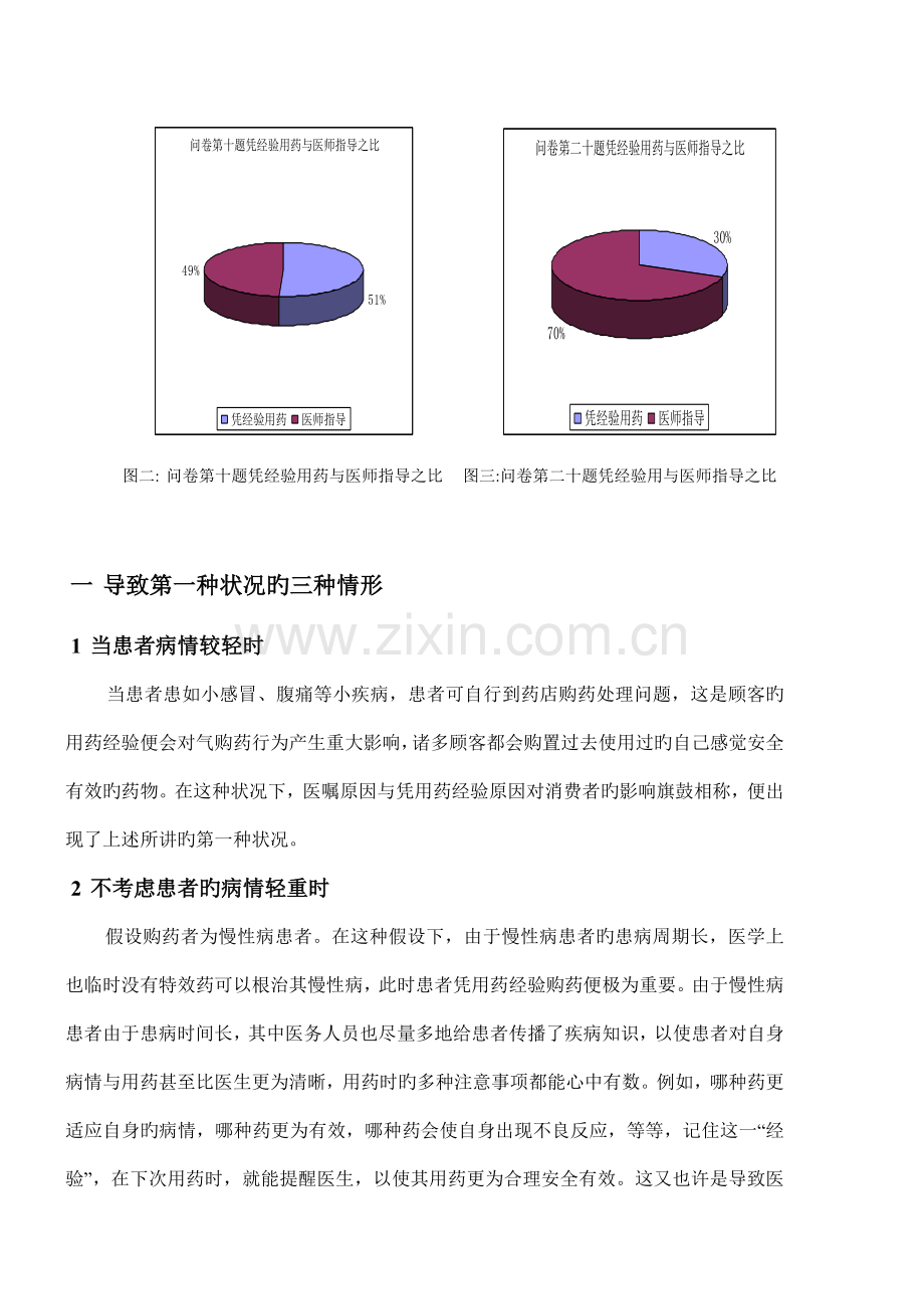 社会调查报告用药经验对消费者购药行为的影响.doc_第3页