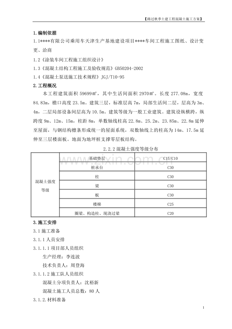 砼施工方案.doc_第1页