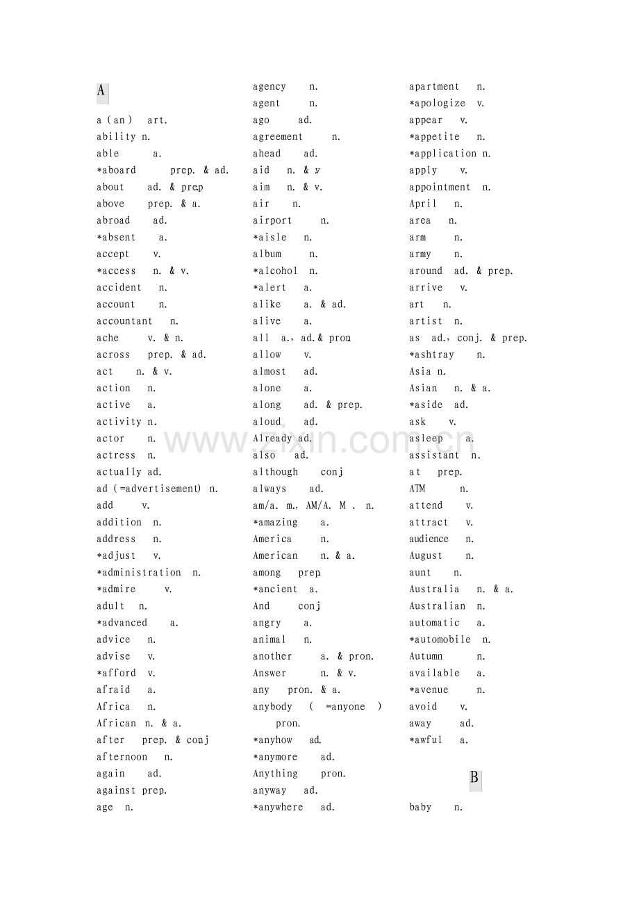 中职英语高考词汇.pdf_第2页