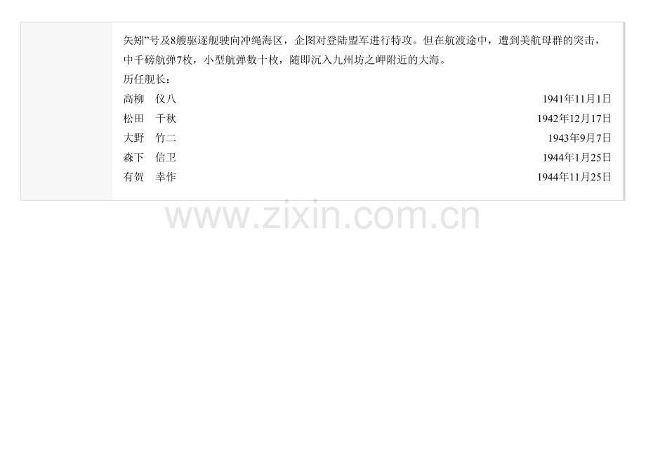 识别手册二战日本战列舰.doc_第3页