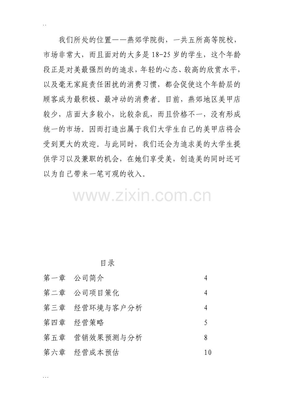 美甲店项目商业计划书.pdf_第3页