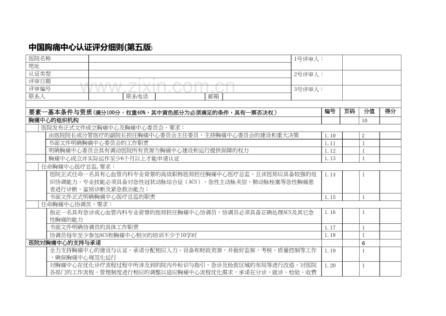 中国胸痛中心认证评分细则.docx_第3页