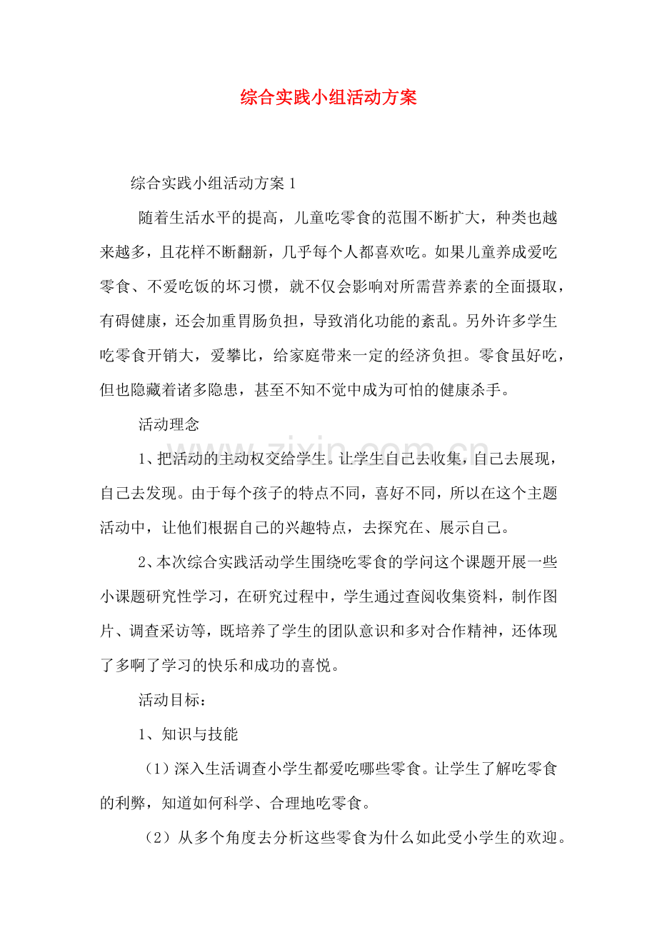 综合实践小组活动方案.doc_第1页