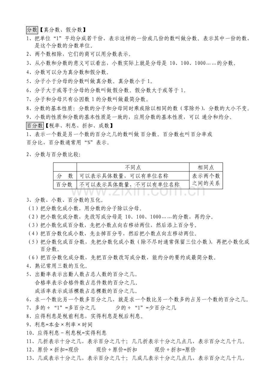 小学数学总复习知识概念大全.pdf_第2页