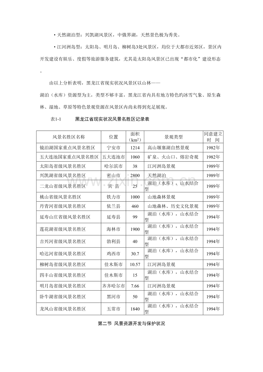 王家荣旅游规划专题之一黑龙江旅游规划.doc_第2页