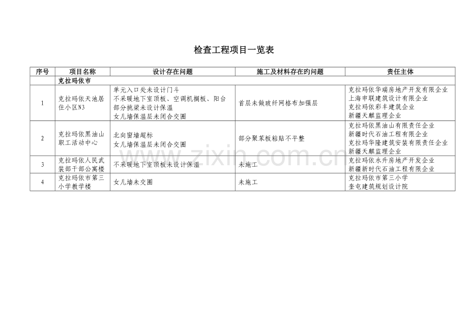 检查工程项目一览表.doc_第2页