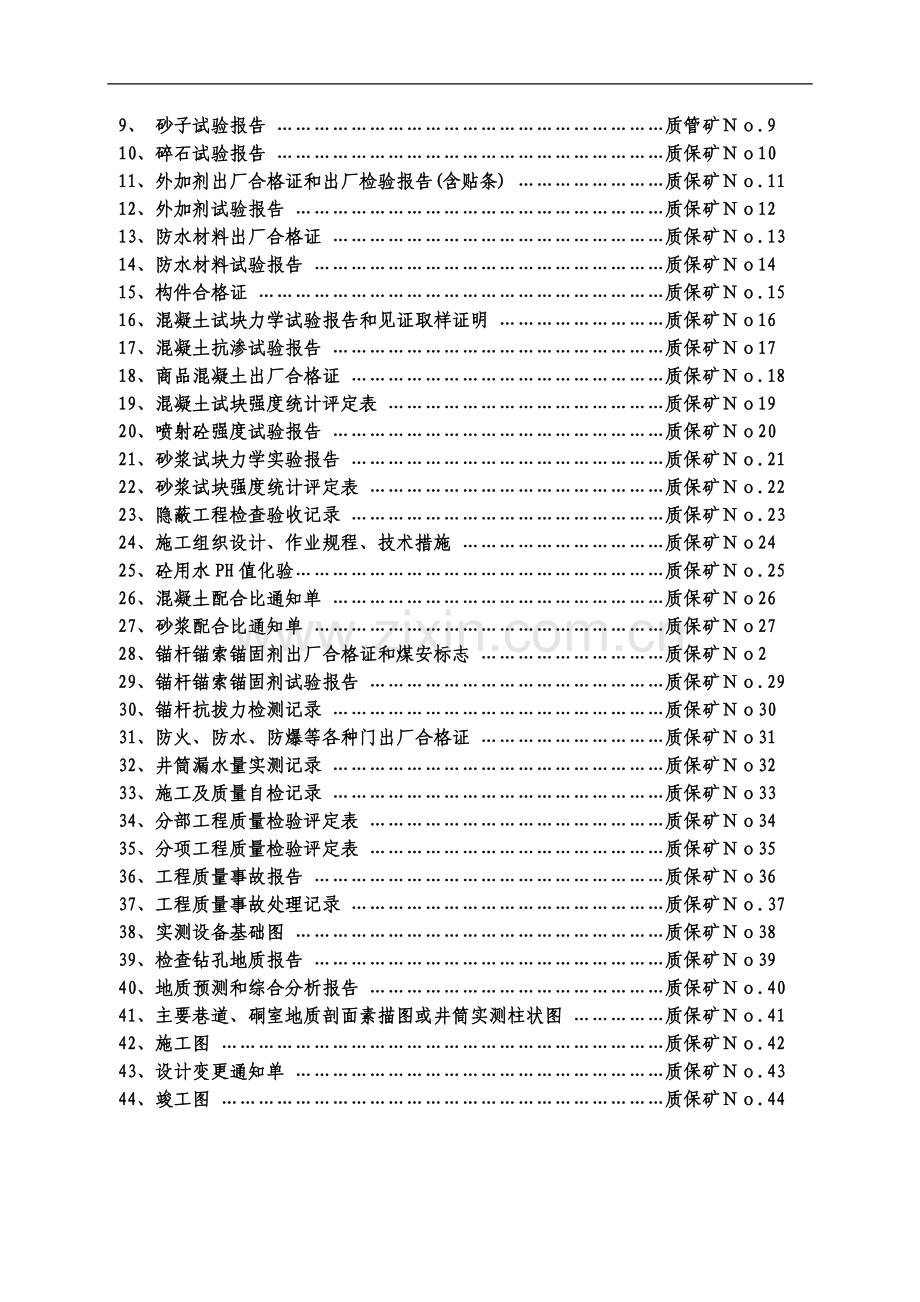 矿建-施工技术归档资料.doc_第3页