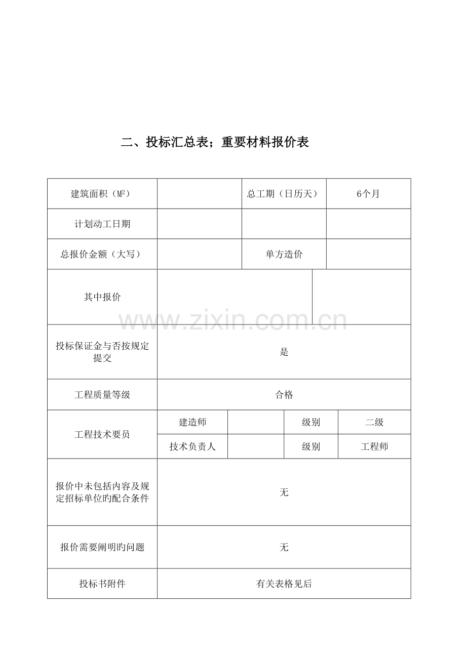 林州市太行建设工程有限公司商务标.doc_第3页