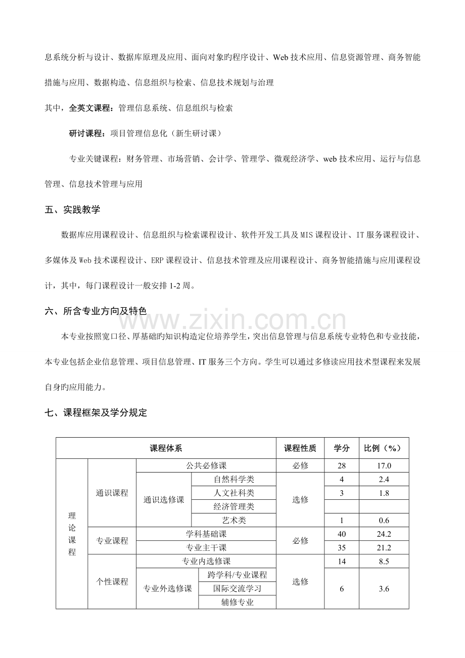 机械工程及自动化本科专业培养方案河海大学商学院.doc_第2页