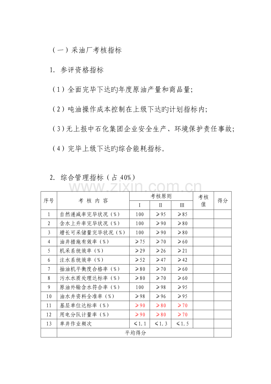 2023年中国石化油田企业劳动竞赛考核标准.doc_第2页