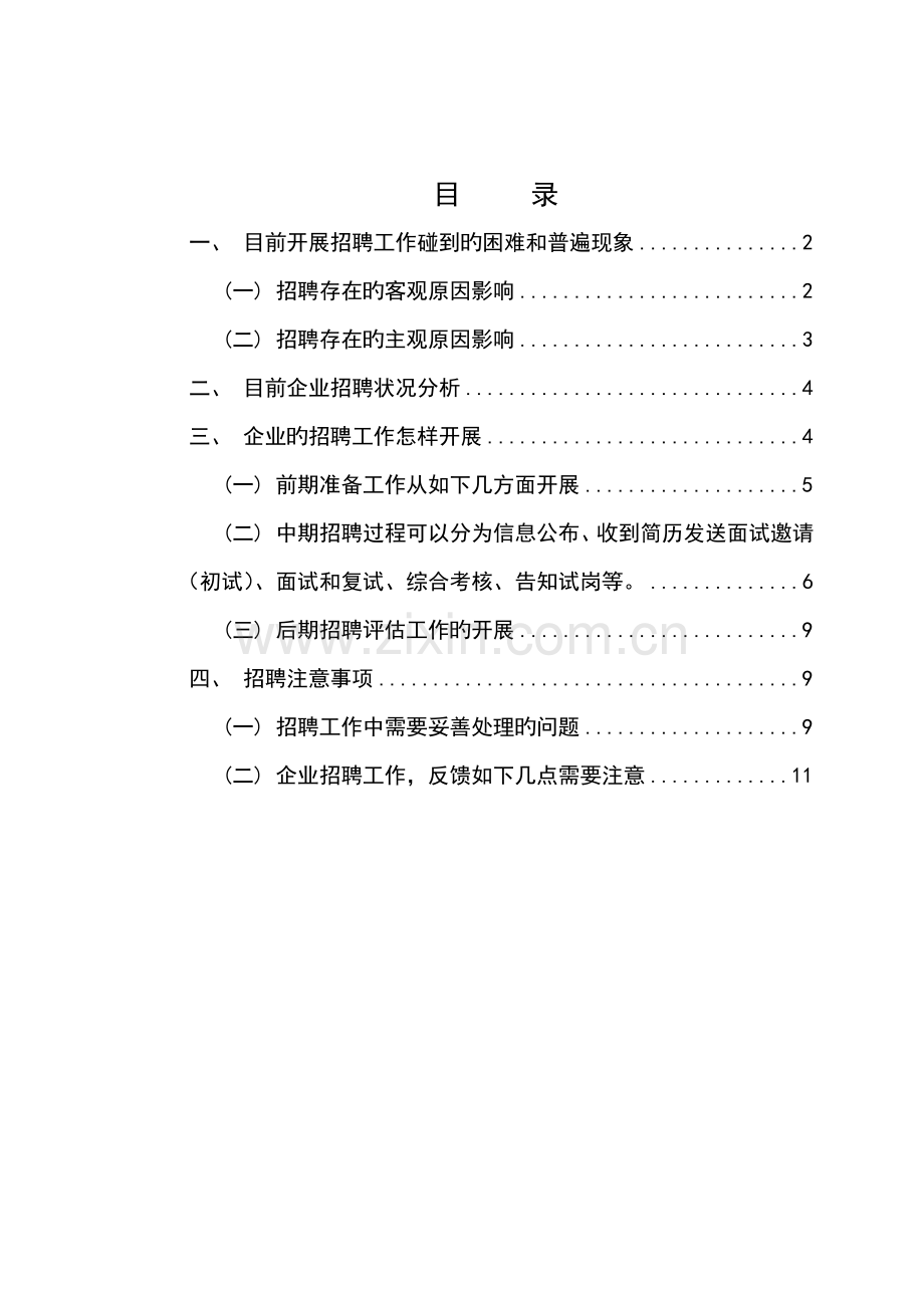 公司招聘工作开展规划.docx_第1页