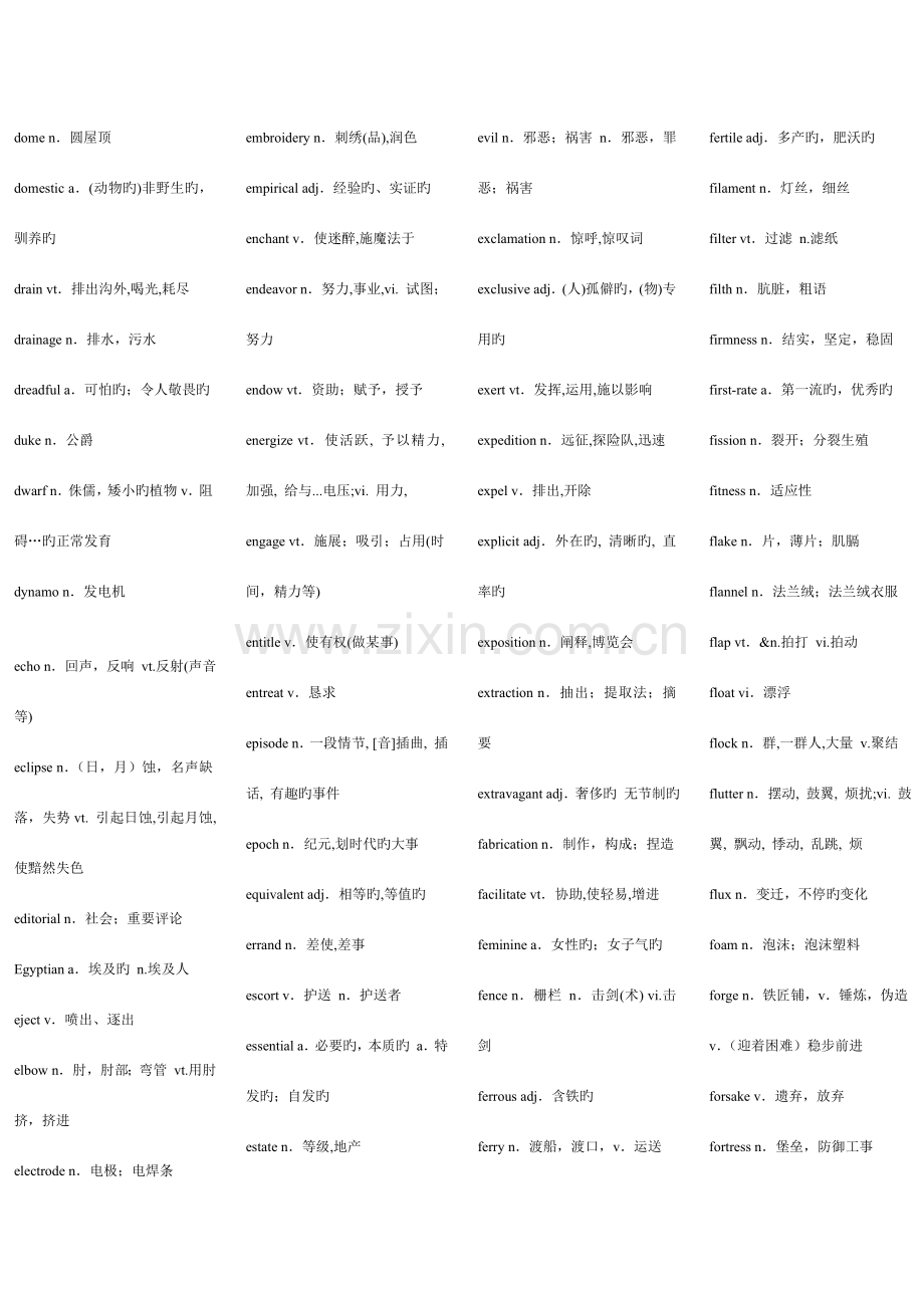 2023年考博英语词汇大全完全免费版.doc_第3页