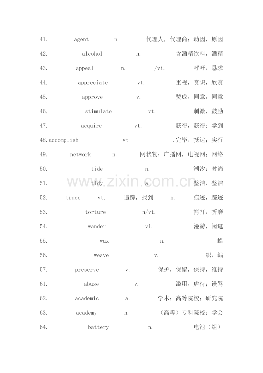 2023年四级冲刺核心词高频词组.doc_第3页