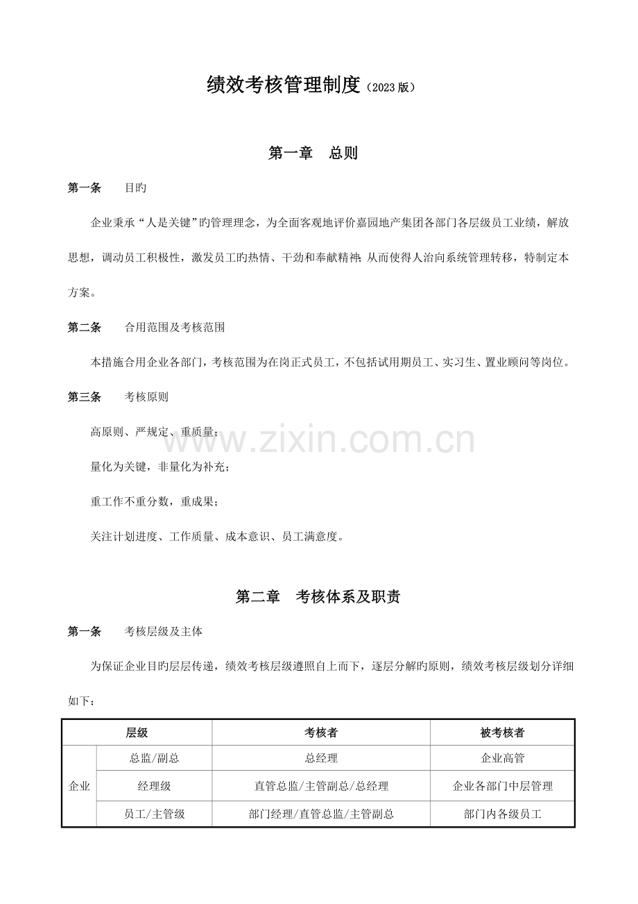 绩效审核管理制度.doc_第1页