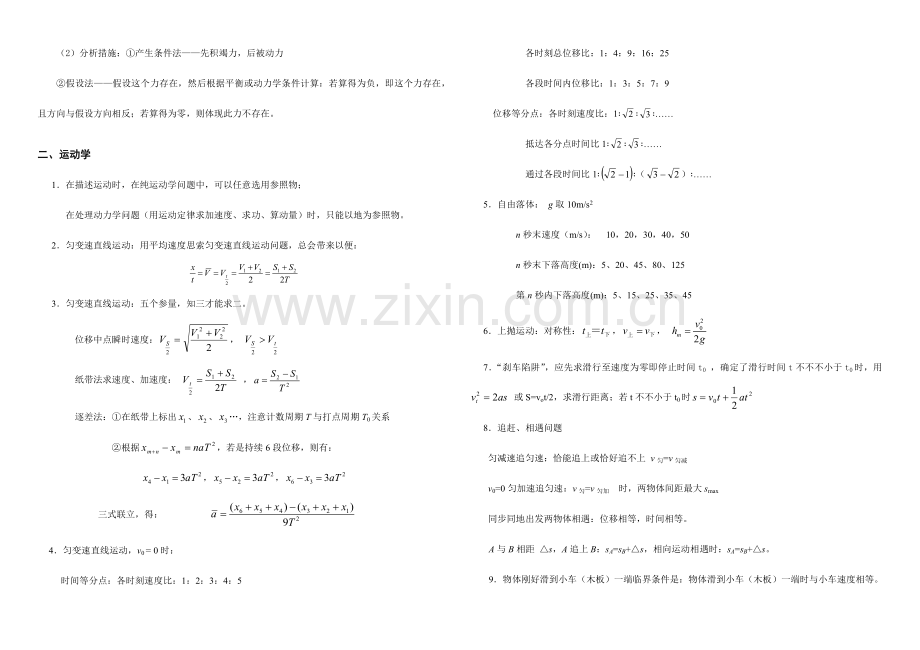 2023年高中物理二级结论集.doc_第2页