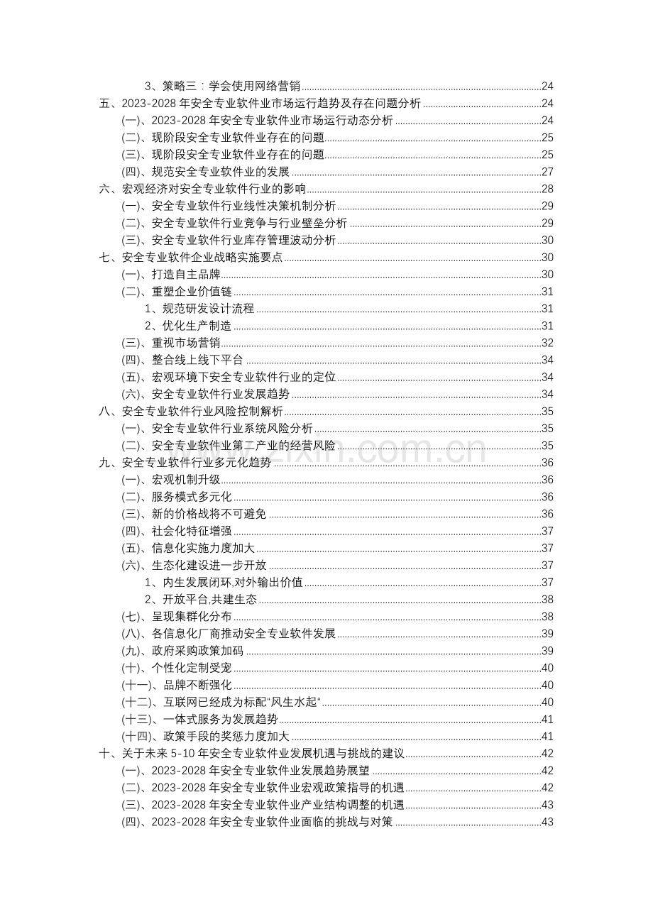 2023年安全专业软件行业市场突围建议及需求分析报告.doc_第3页