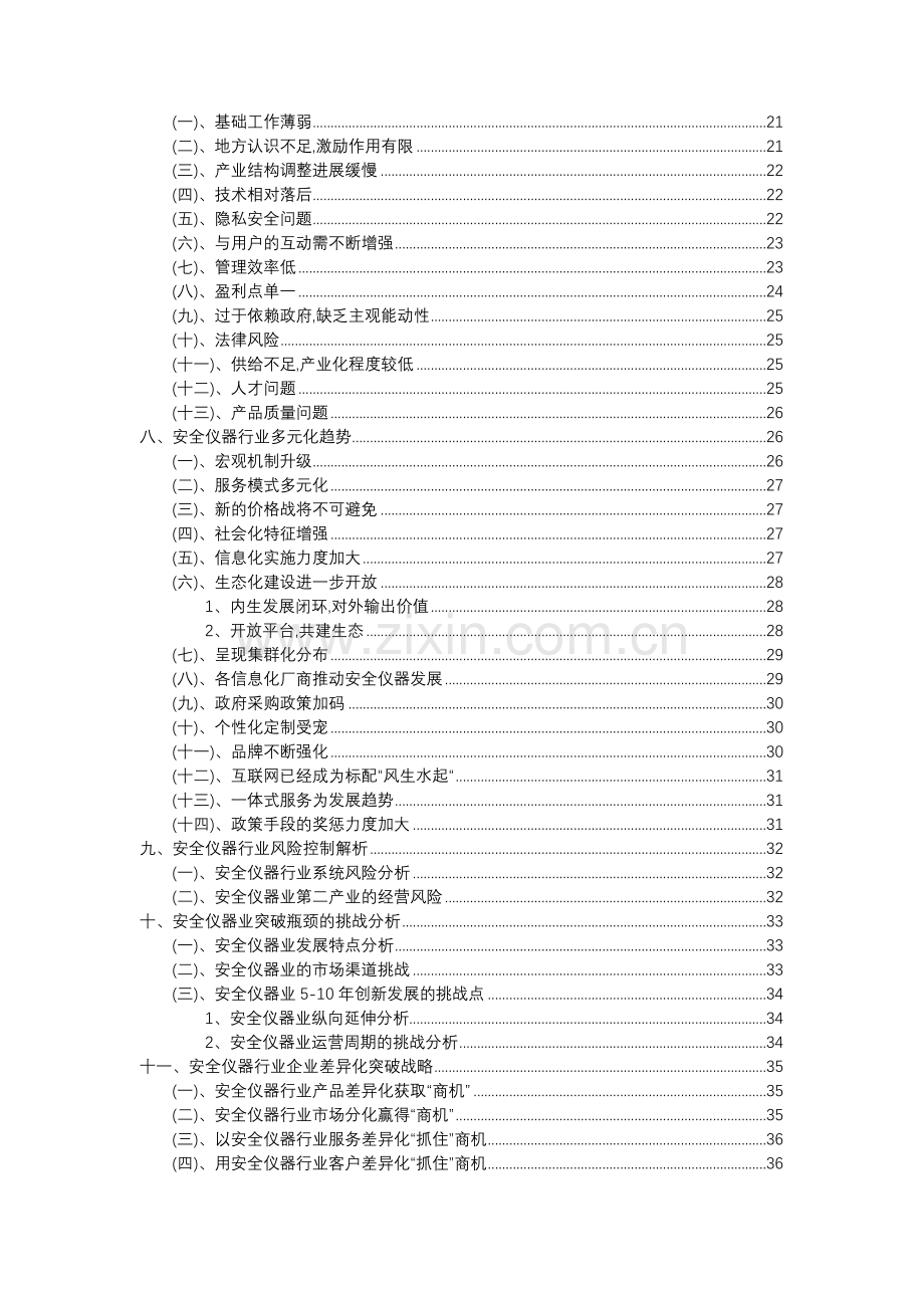 2023年安全仪器行业分析报告及未来五至十年行业发展报告.doc_第3页