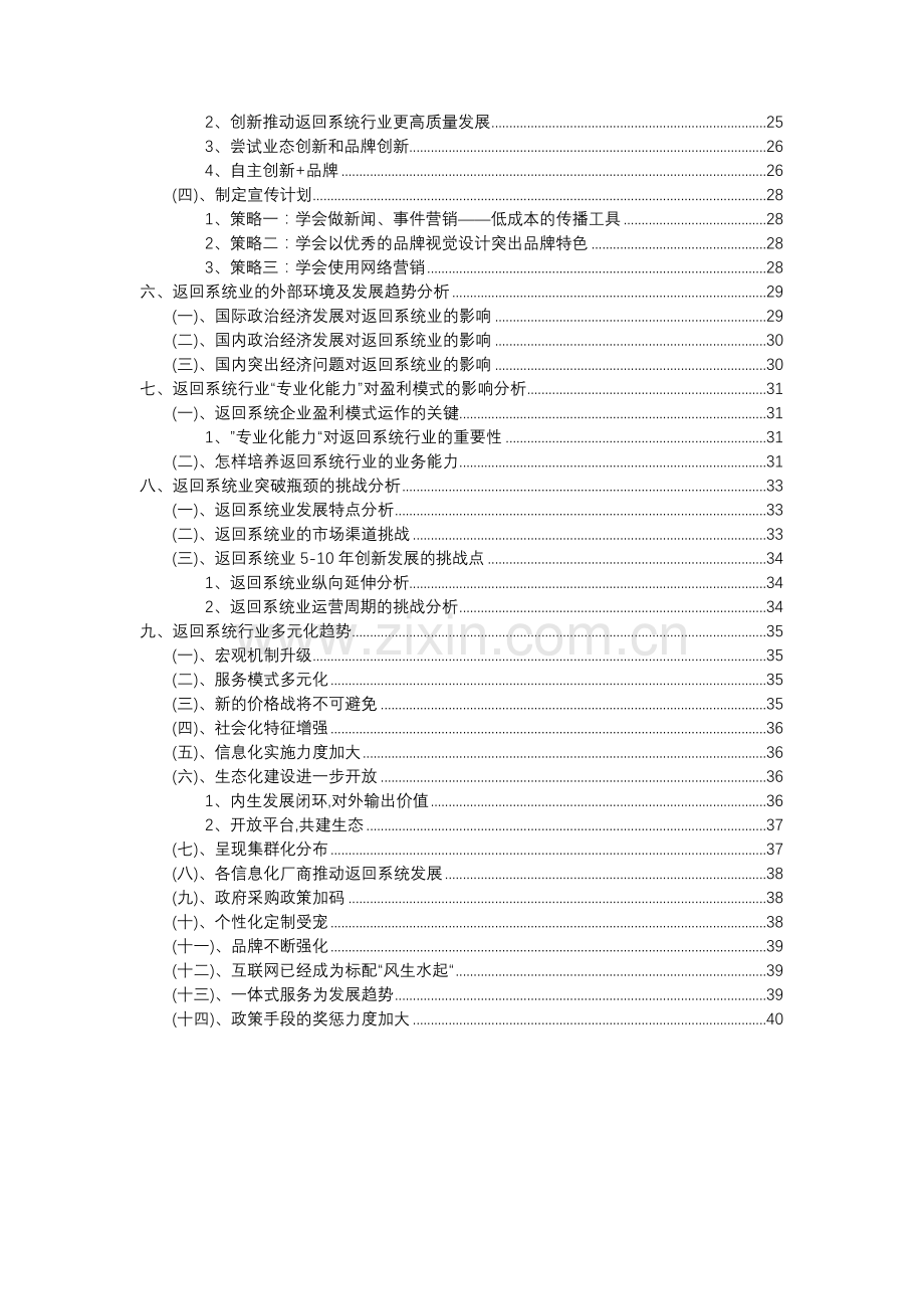 2023年返回系统行业分析报告及未来五至十年行业发展报告.docx_第3页