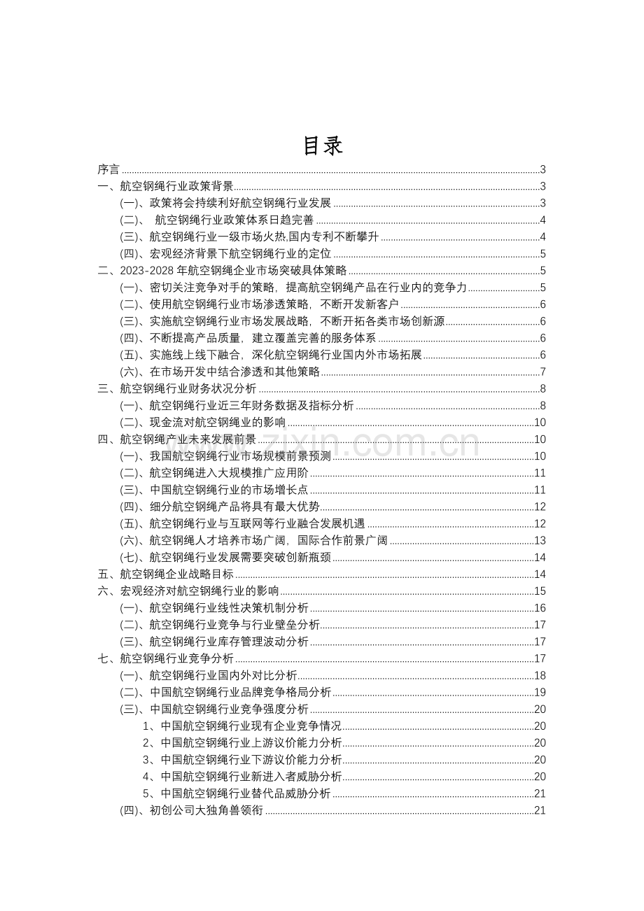 2023年航空钢绳行业分析报告及未来五至十年行业发展报告.doc_第2页