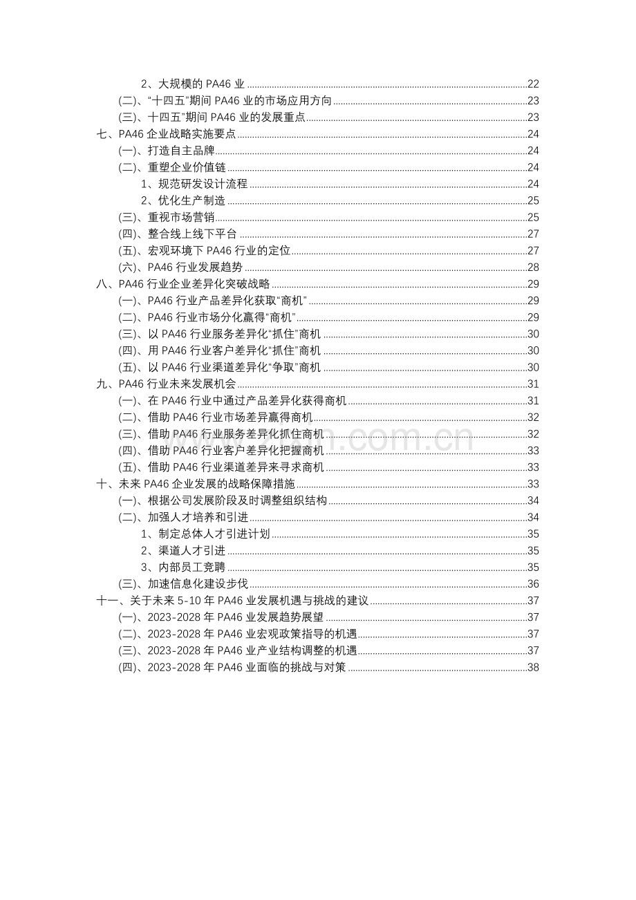 2023年PA46行业市场突围建议及需求分析报告.docx_第3页