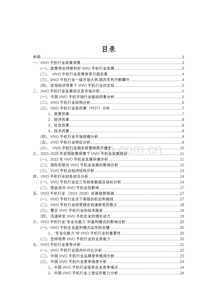 2023年VIVO手机行业市场突围建议及需求分析报告.doc_第2页