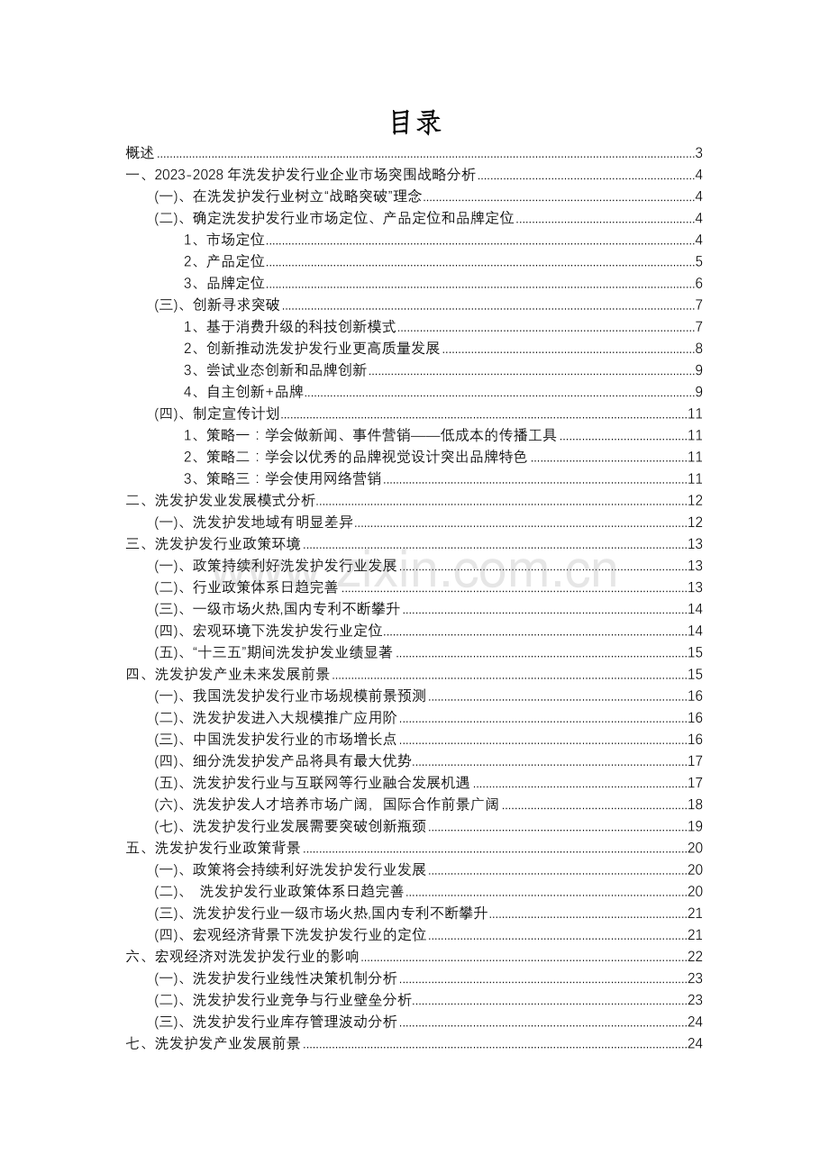 2023年洗发护发行业分析报告及未来五至十年行业发展报告.docx_第2页