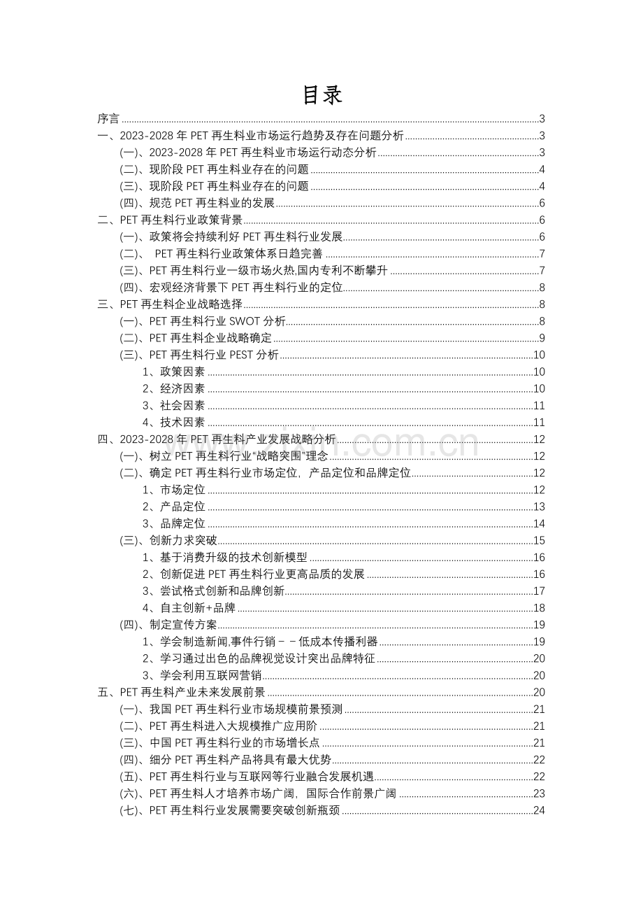 2023年PET再生料行业市场突围建议及需求分析报告.docx_第2页