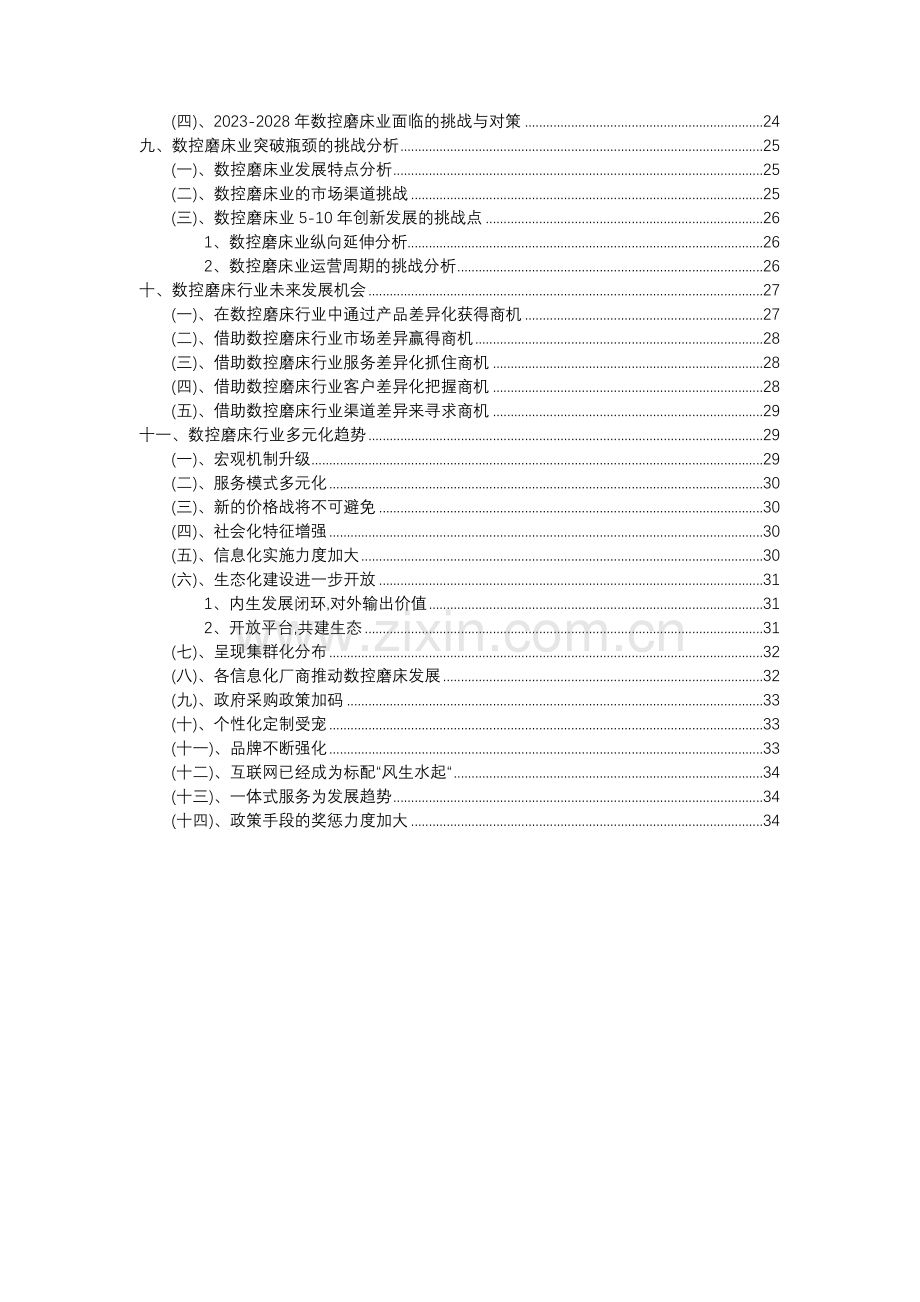 2023年数控磨床行业分析报告及未来五至十年行业发展报告.doc_第3页