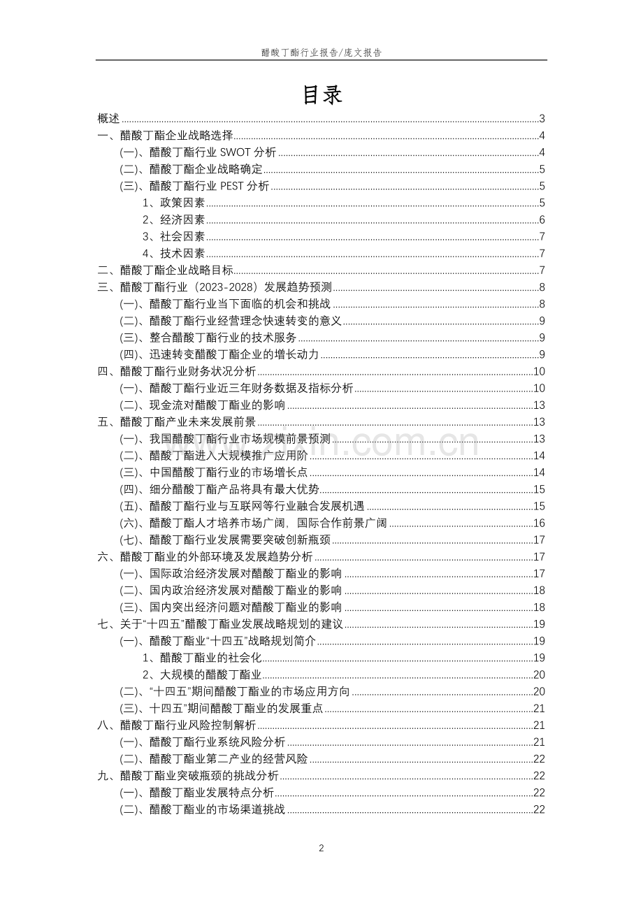 2023年醋酸丁酯行业分析报告及未来五至十年行业发展报告.docx_第2页