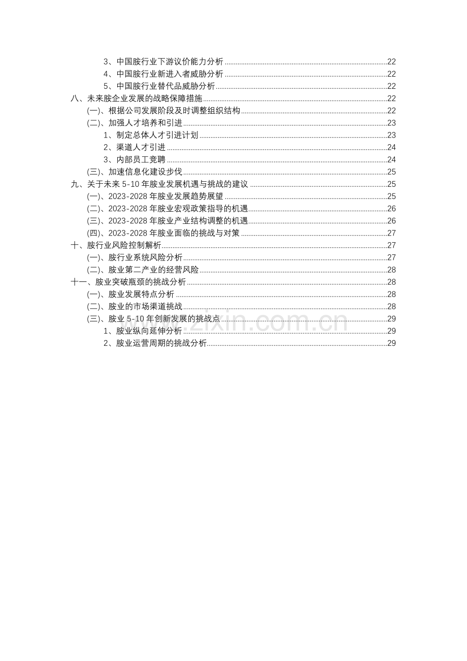 2023年胺行业洞察报告及未来五至十年预测分析报告.docx_第3页