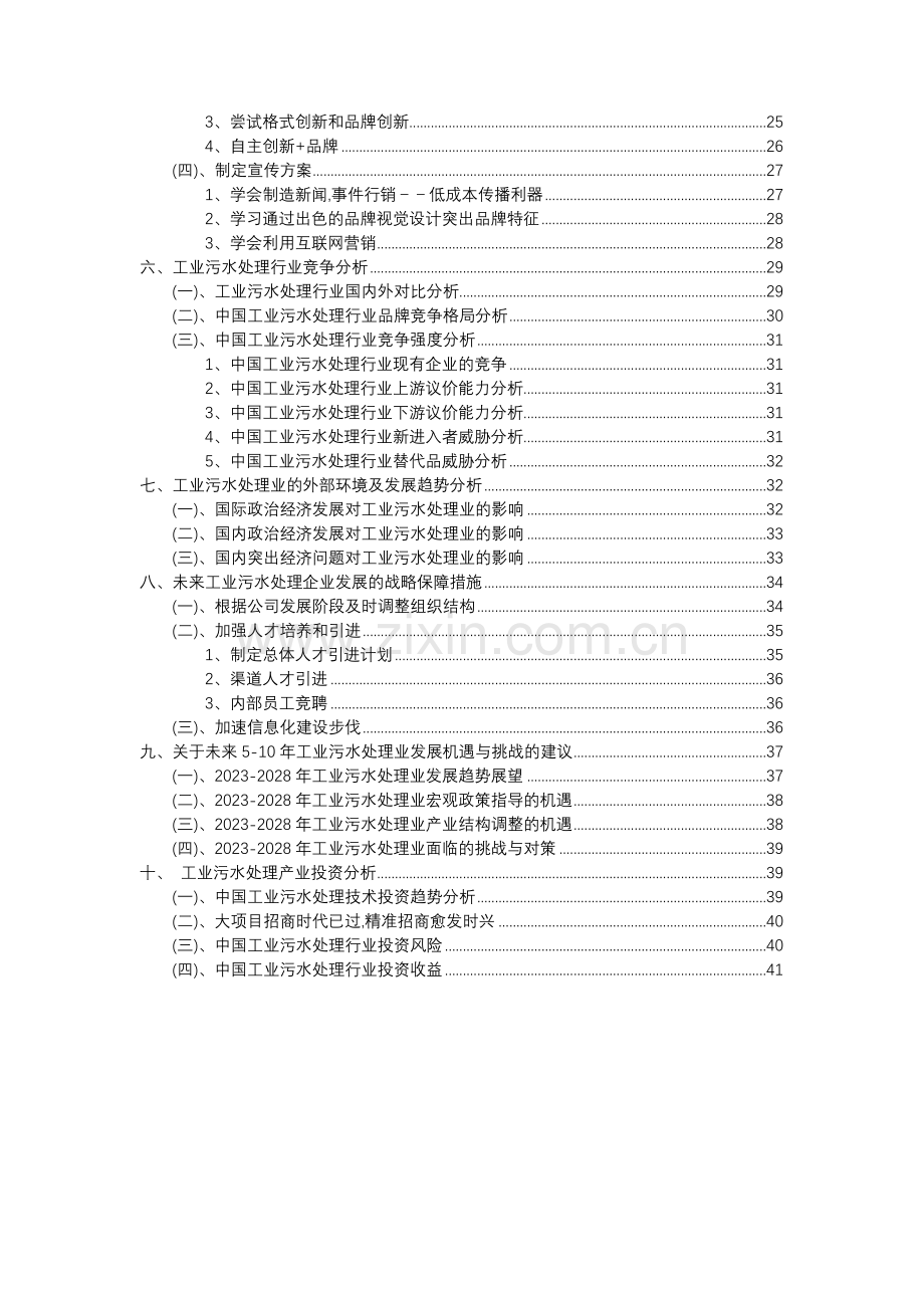 2023年工业污水处理行业分析报告及未来五至十年行业发展报告.docx_第3页