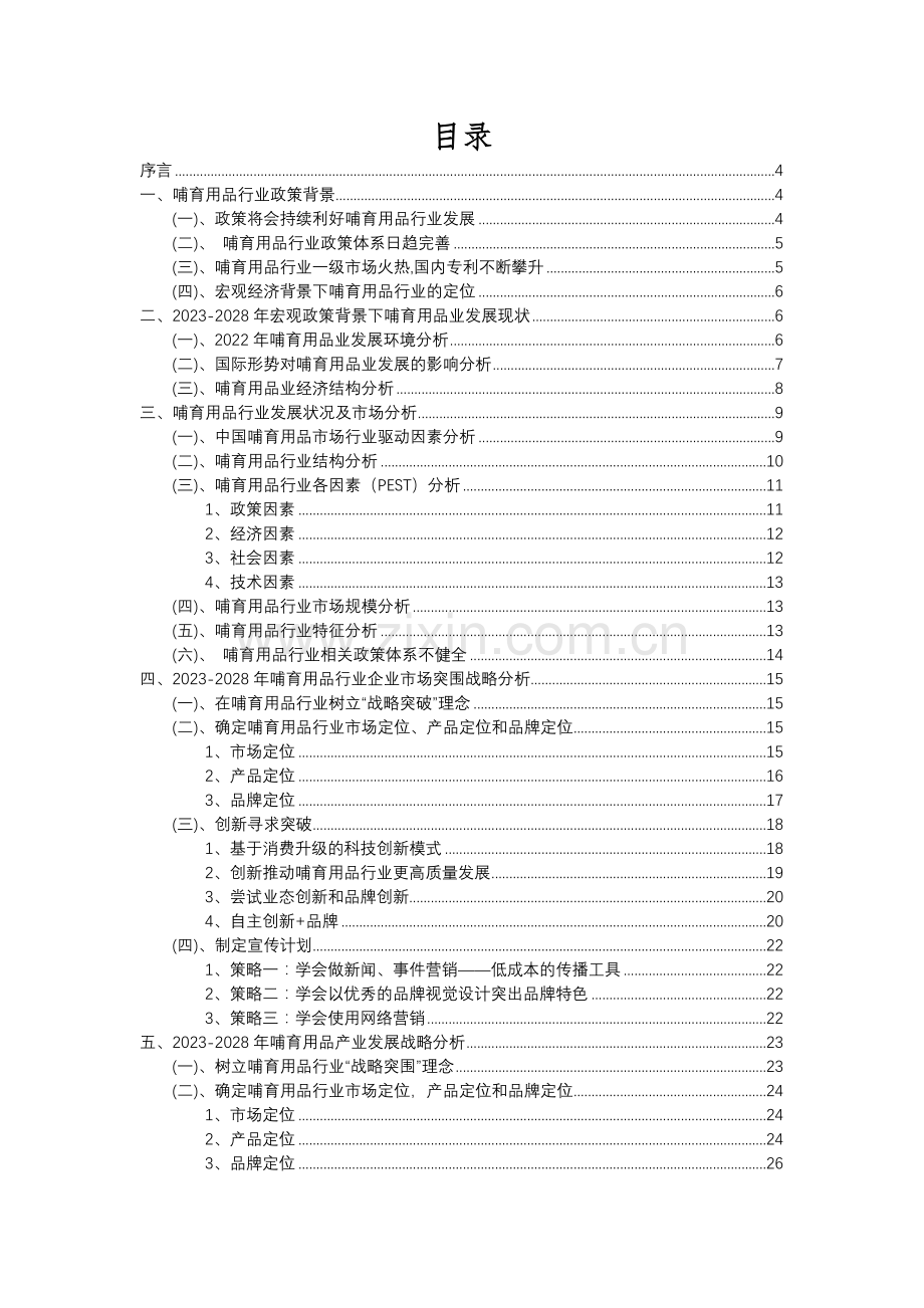 2023年哺育用品行业市场突围建议及需求分析报告.docx_第2页