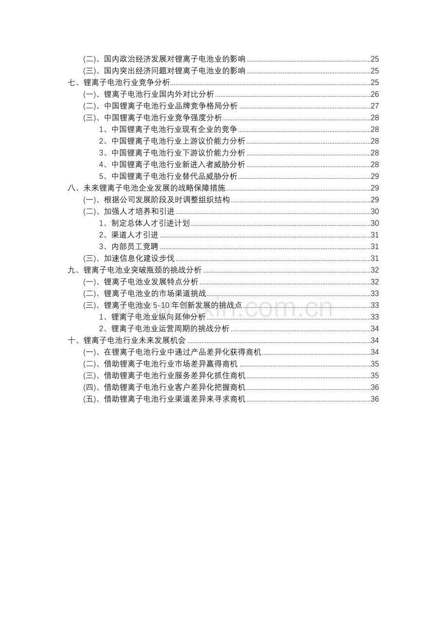 2023年锂离子电池行业分析报告及未来五至十年行业发展报告.docx_第3页