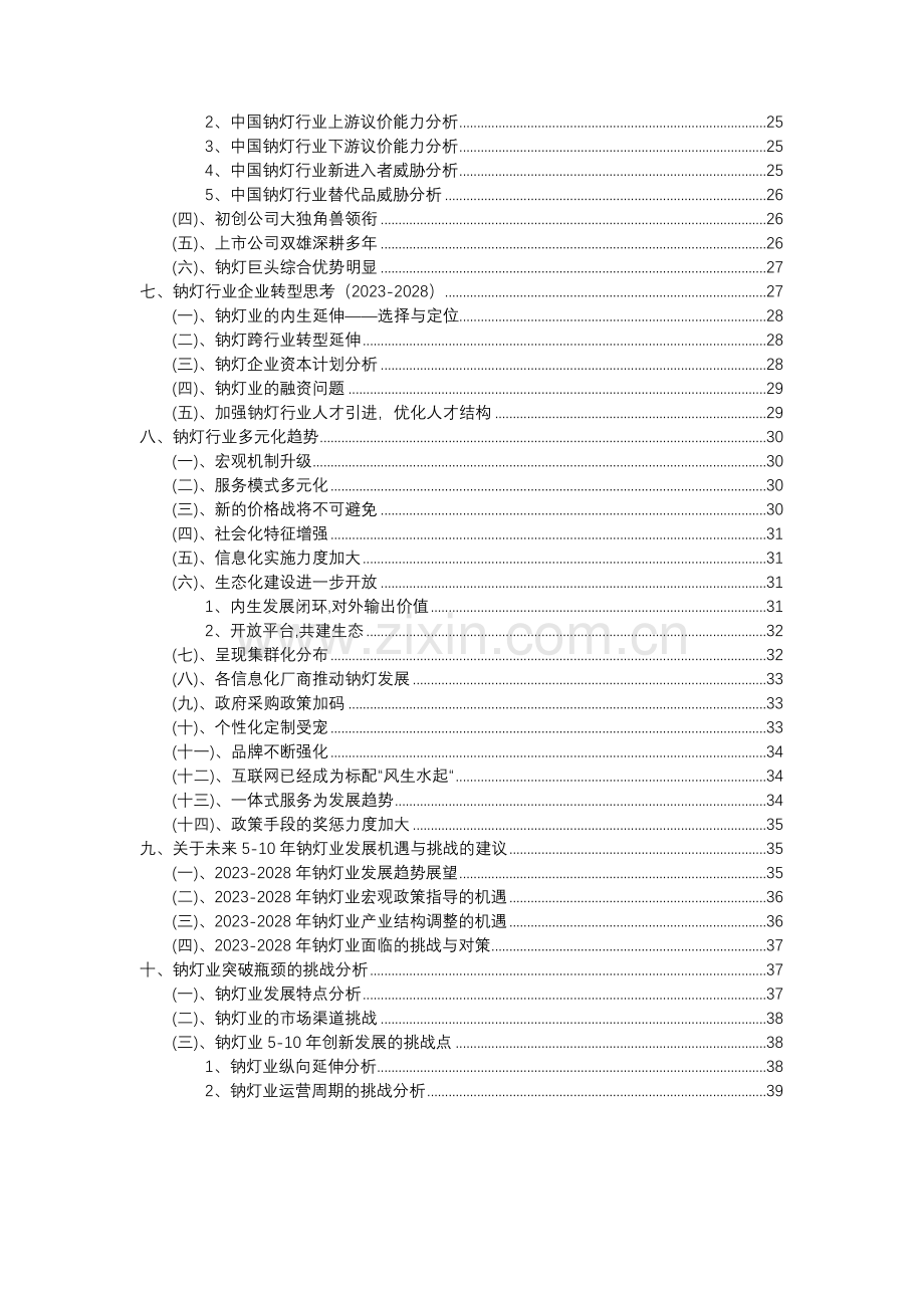 2023年钠灯行业分析报告及未来五至十年行业发展报告.docx_第3页