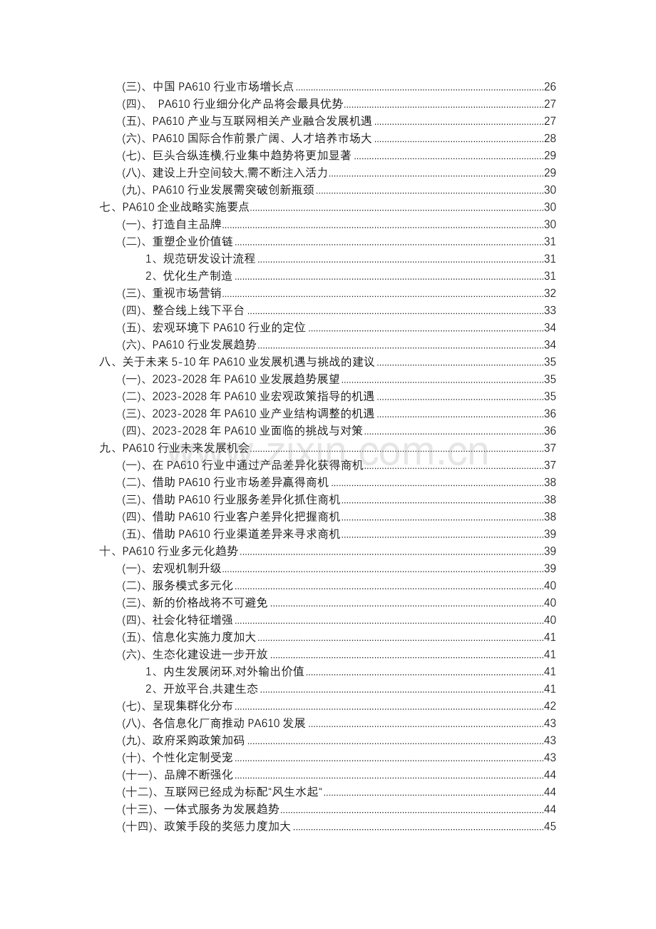 2023年PA610行业洞察报告及未来五至十年预测分析报告.docx_第3页