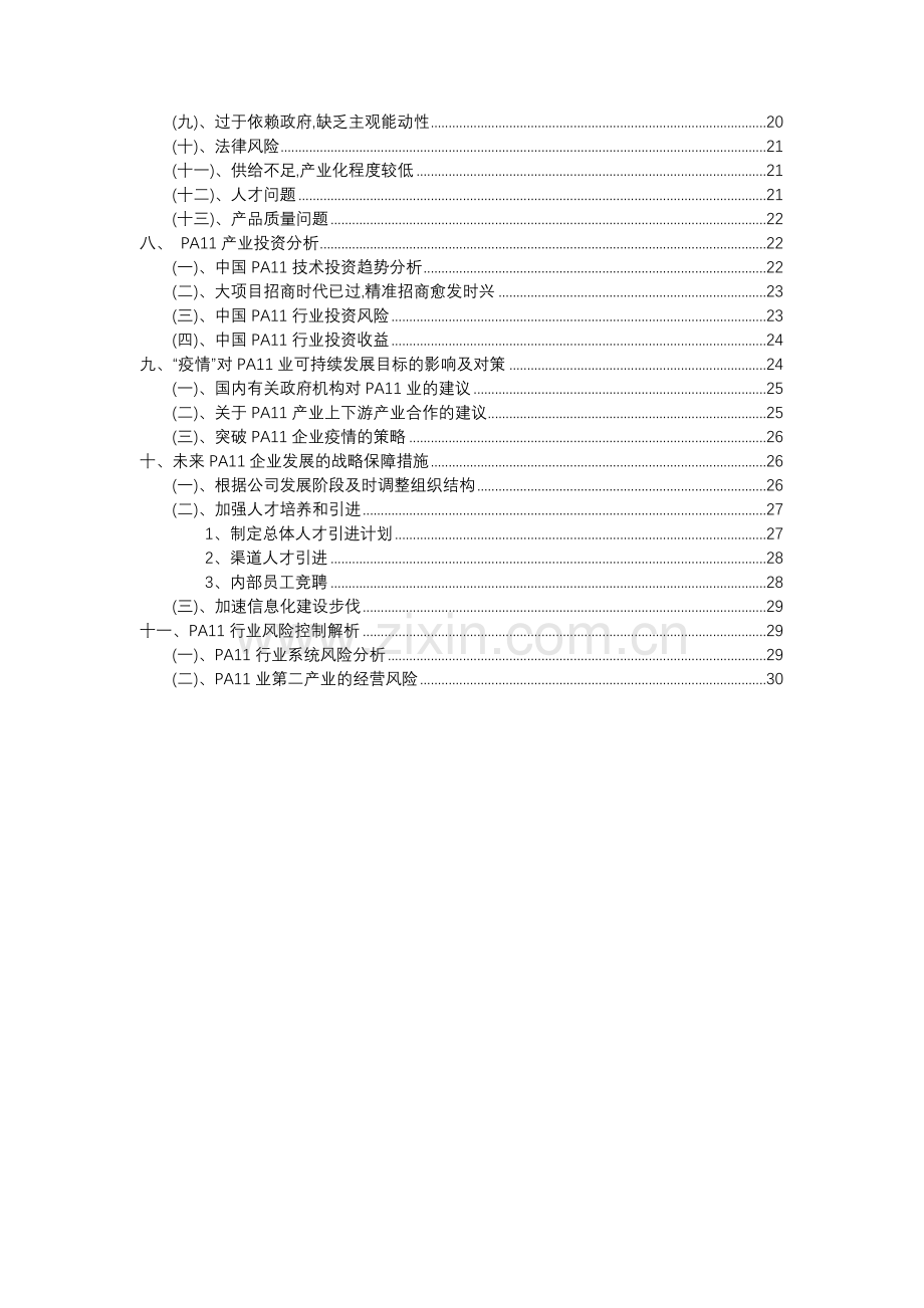 2023年PA11行业洞察报告及未来五至十年预测分析报告.docx_第3页