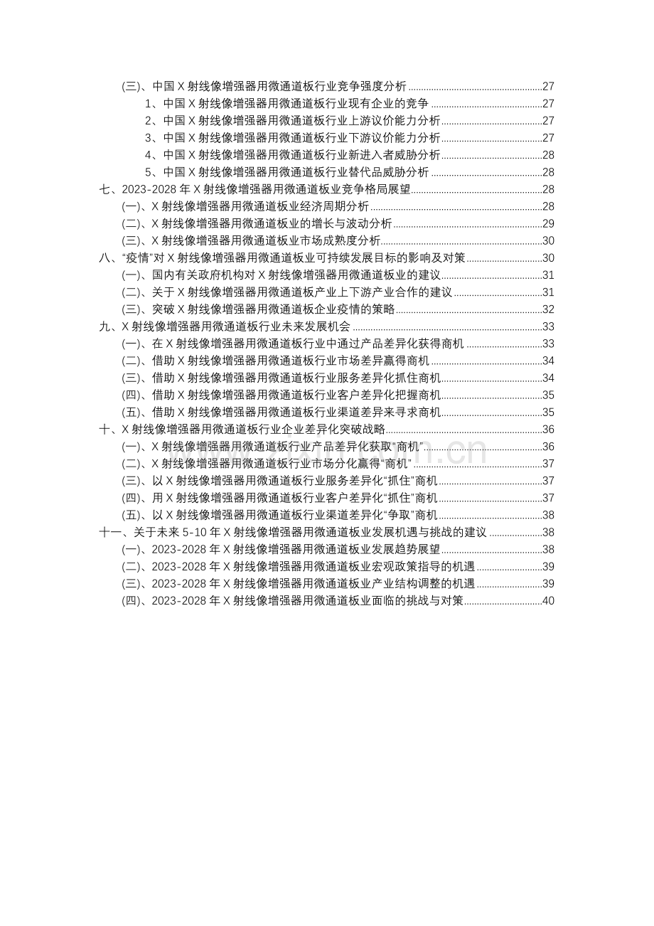 2023年X射线像增强器用微通道板行业洞察报告及未来五至十年预测分析报告.docx_第3页