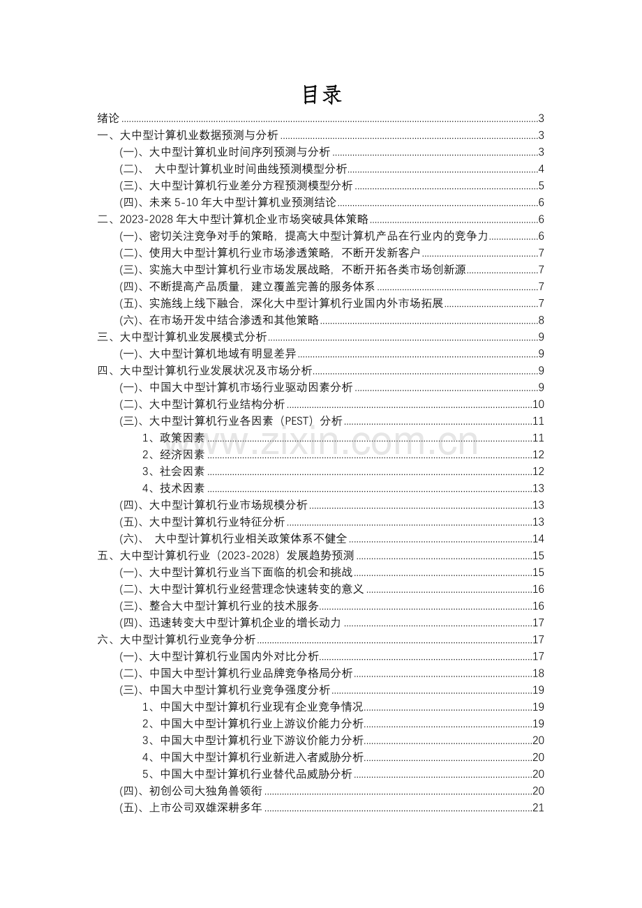 2023年大中型计算机行业分析报告及未来五至十年行业发展报告.docx_第2页