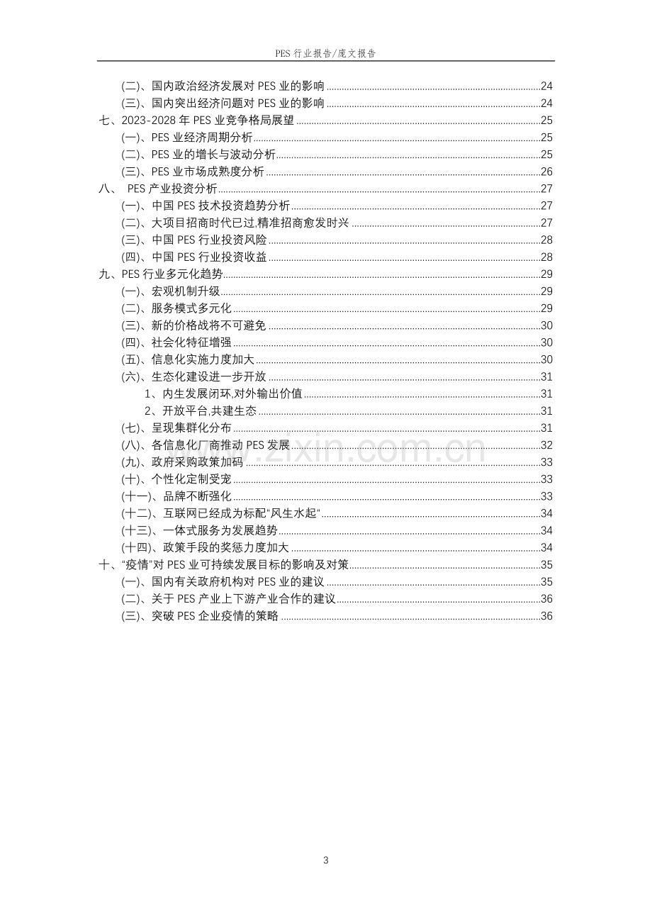 2023年PES行业市场需求分析报告及未来五至十年行业预测报告.docx_第3页