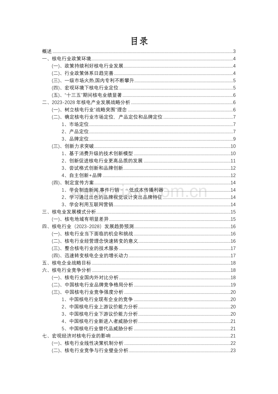 2023年核电行业分析报告及未来五至十年行业发展报告.docx_第2页