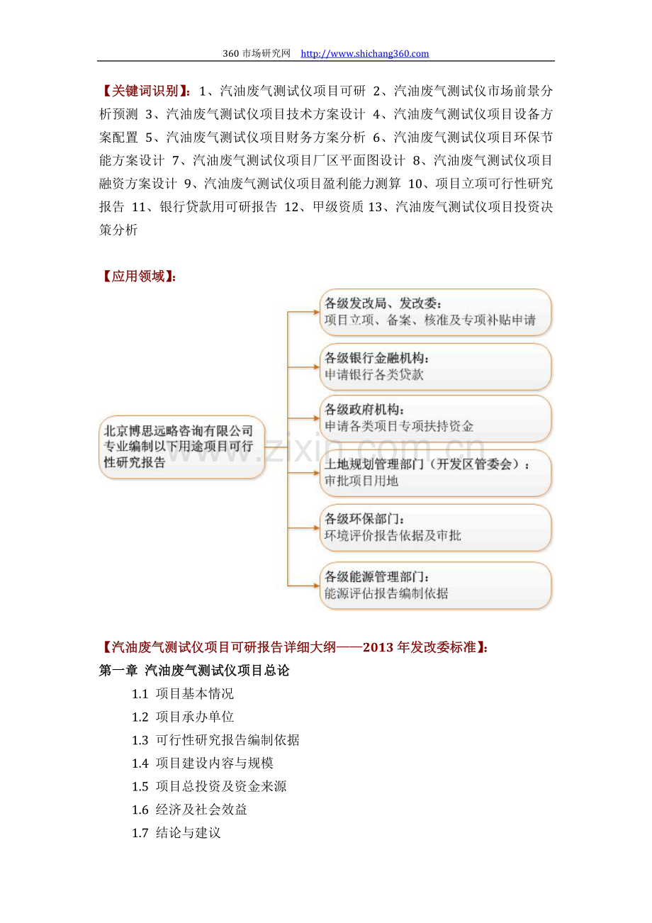 汽油废气测试仪项目可行性研究报告评审方案设计(2013年发改委标准案例范文).docx_第2页