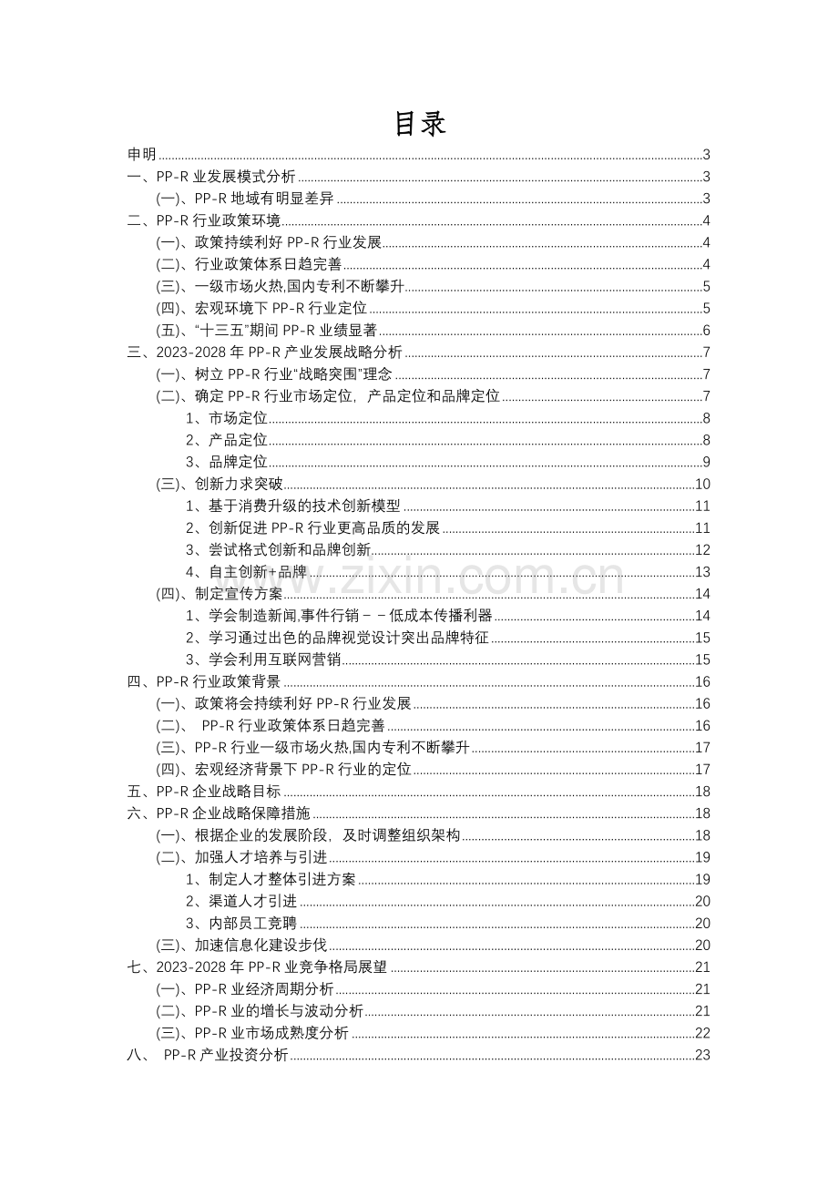 2023年PP-R行业市场突围建议及需求分析报告.docx_第2页