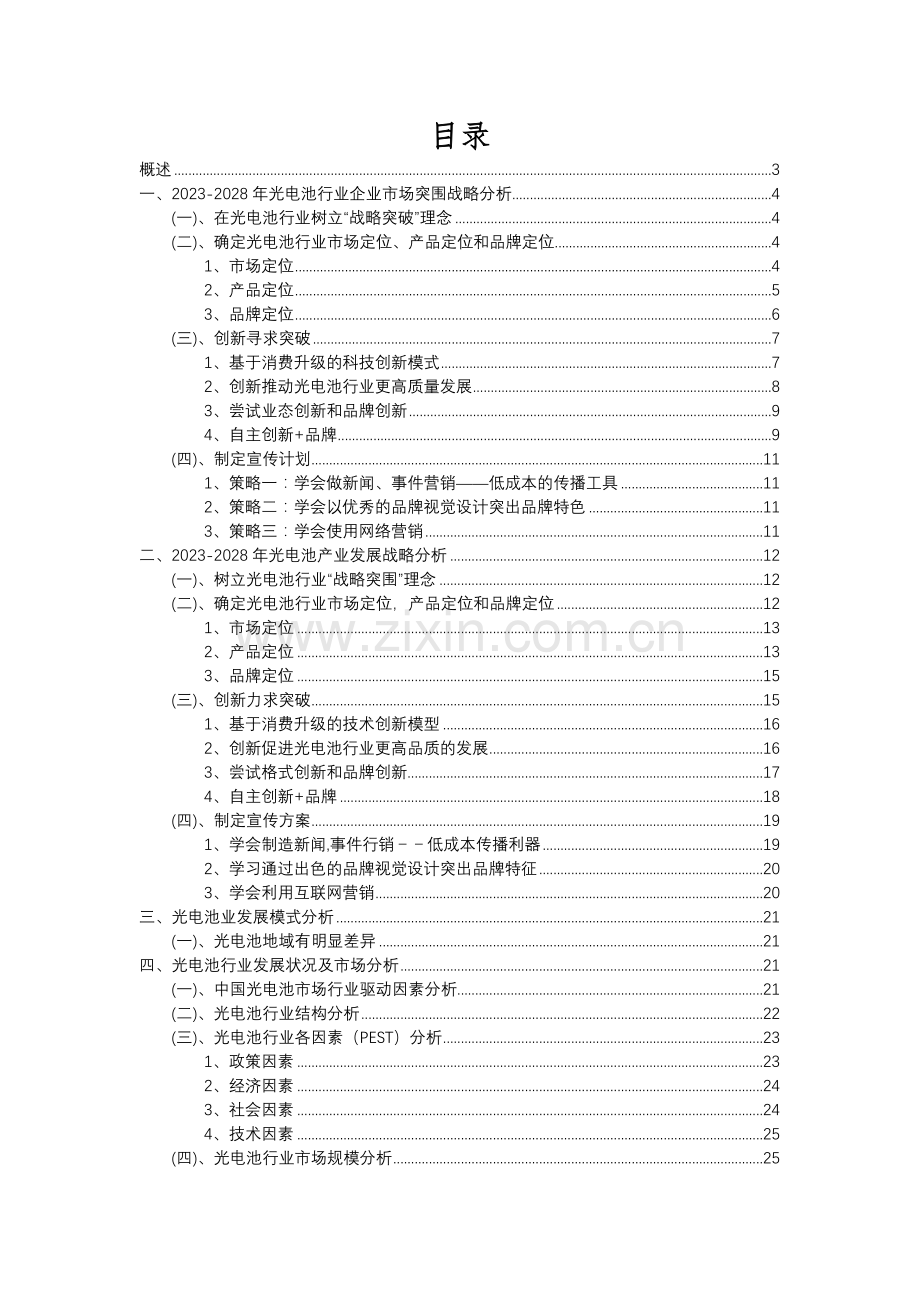 2023年光电池行业分析报告及未来五至十年行业发展报告.docx_第2页