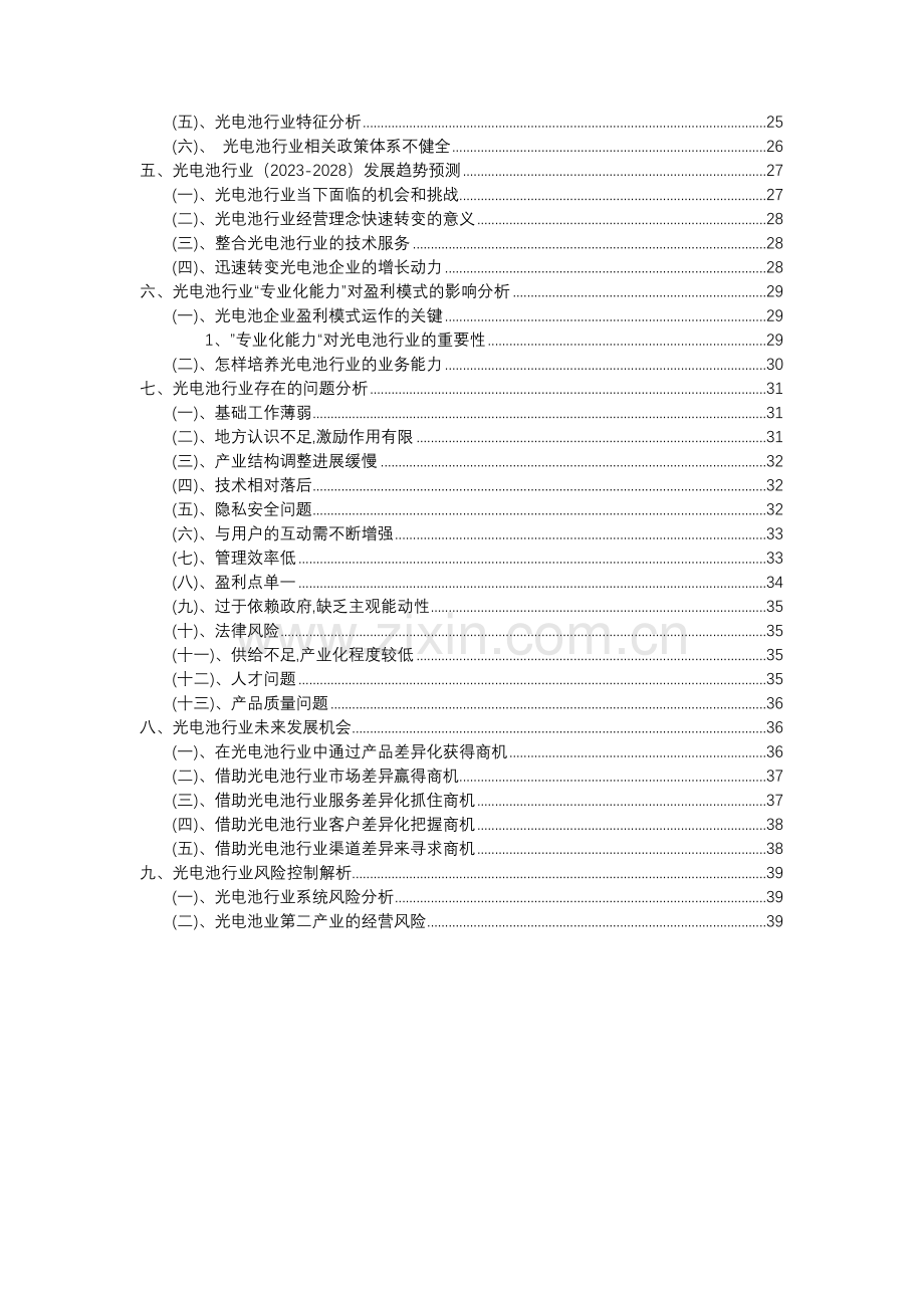 2023年光电池行业分析报告及未来五至十年行业发展报告.docx_第3页